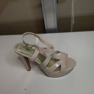 Touch Up By Benjamin Walk, Women's Nude Patent Strappy High Heel Sandals